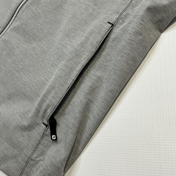 FootJoy DryJoys Golf Jacket Women's XL Gray Waterproof Windproof FJ Rain Shell - Picture 12 of 16
